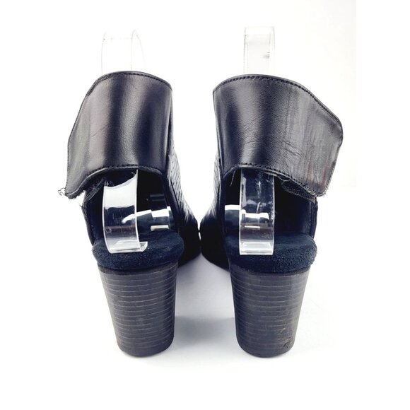 Walking Cradles Women's Nikki Heeled Leather Sandal, Black - Size 8 N‎ - Picture 3 of 10